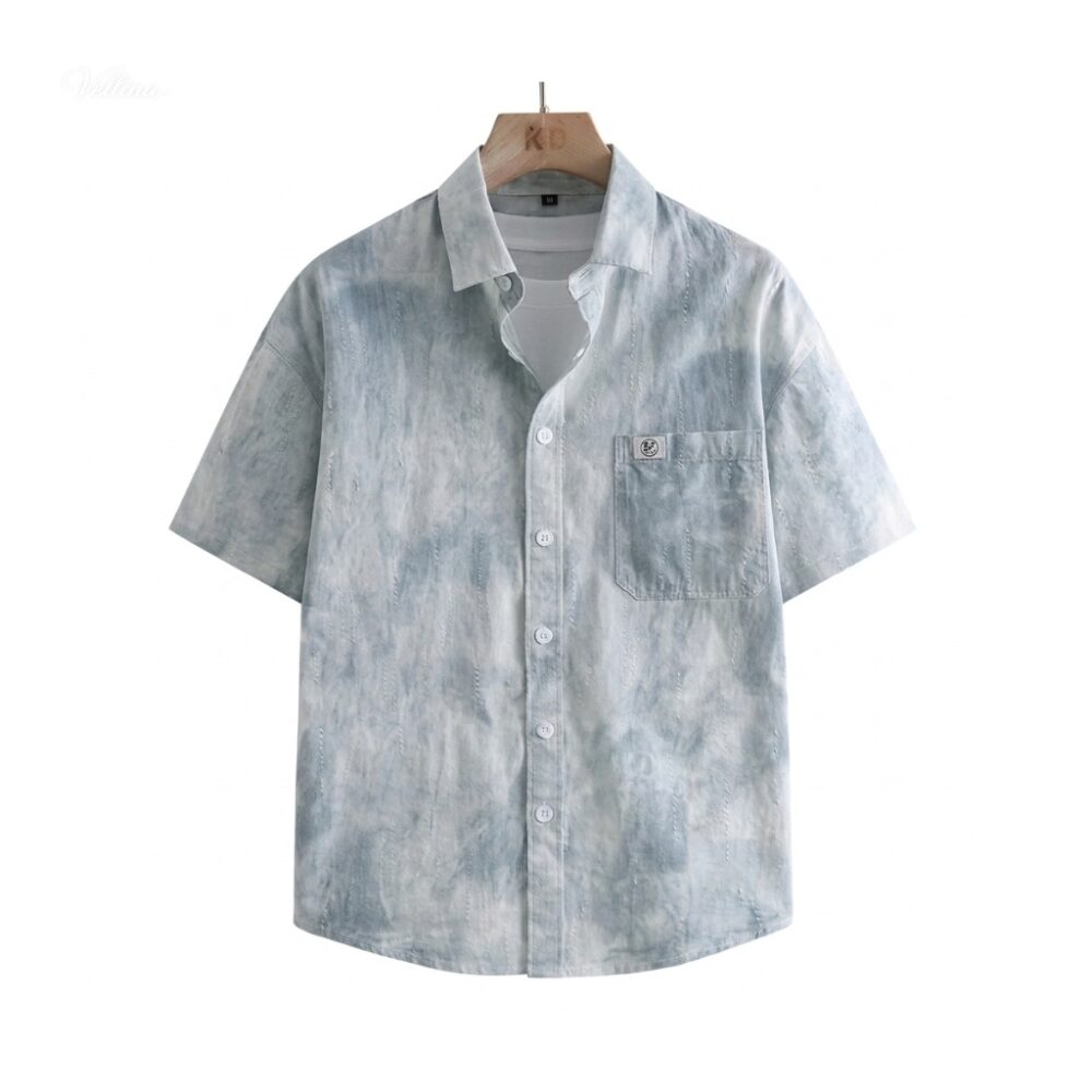 Áo Sơ Mi Nam Tie-Dye Loang Màu